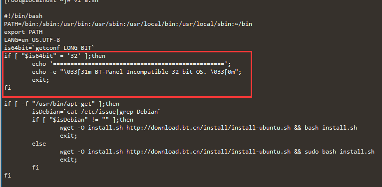 宝塔linux面板在Centos32位系统上安装方法